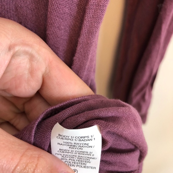 Lucky Brand Lavender Velvet Long Sleeve Tee - Picture 5 of 7